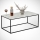 Mesa de centro MARMO 43x95 cm preto/branco