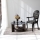 Mesa de centro MONDO 40x75 cm pinho/preto