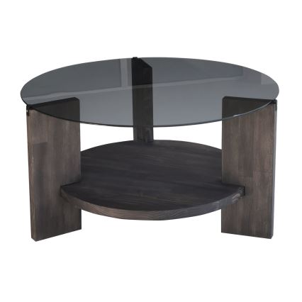 Mesa de centro MONDO 40x75 cm pinho/preto