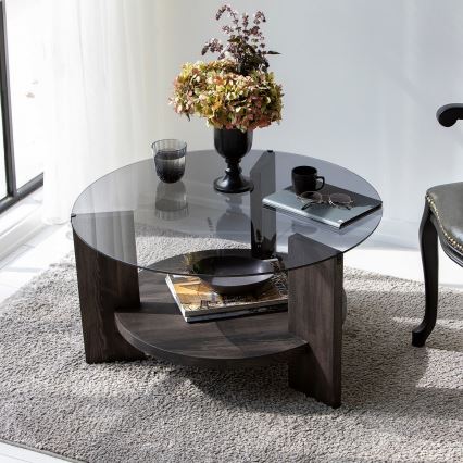 Mesa de centro MONDO 40x75 cm pinho/preto
