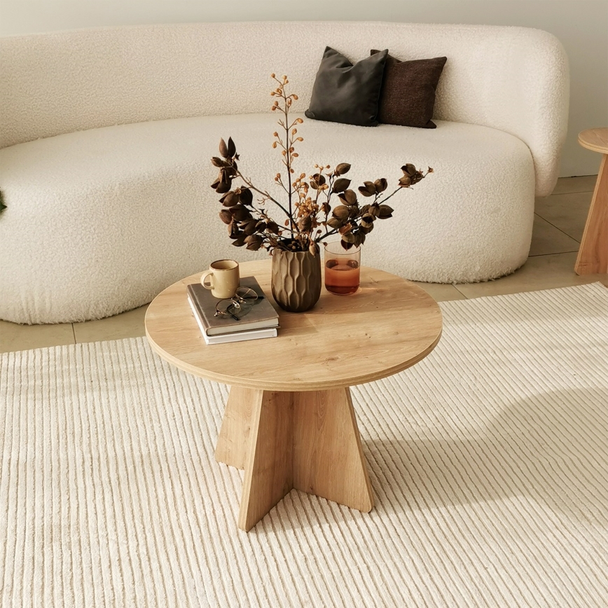 Mesa de centro MUSHROOM 40x60 cm carvalho safira