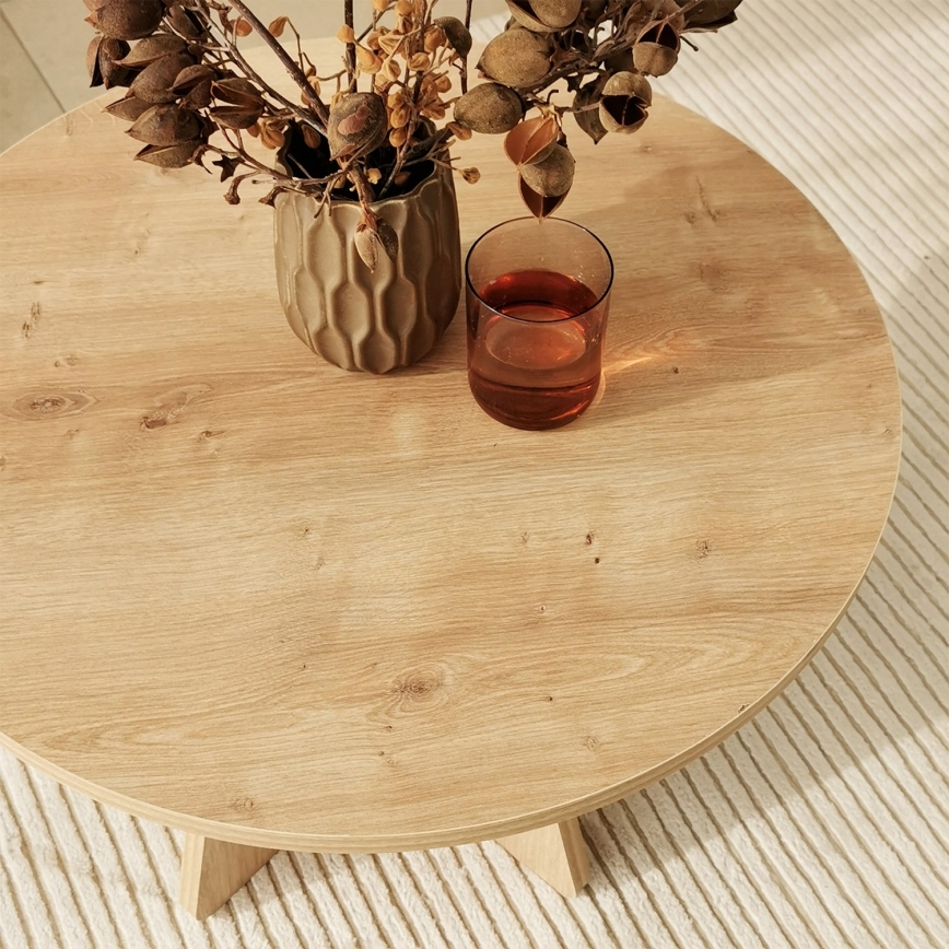 Mesa de centro MUSHROOM 40x60 cm carvalho safira