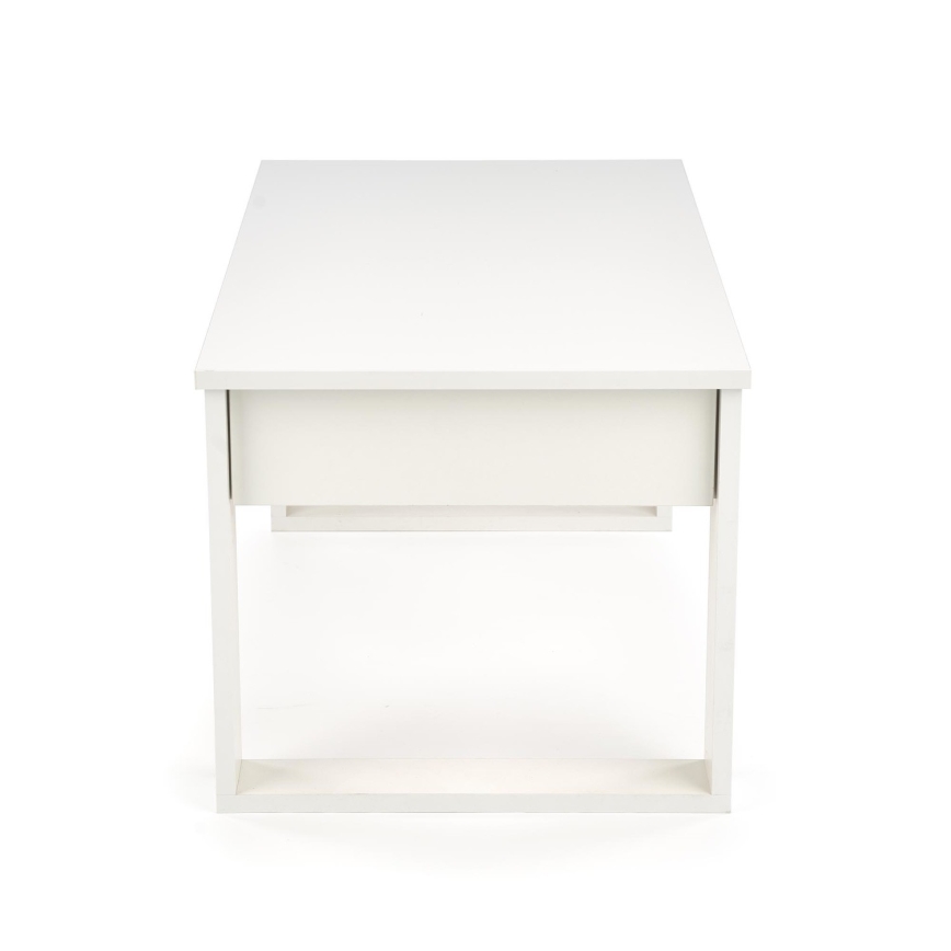 Mesa de apoio com gavetas NEA 52x110 cm branco