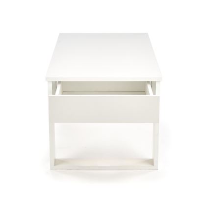 Mesa de apoio com gavetas NEA 52x110 cm branco
