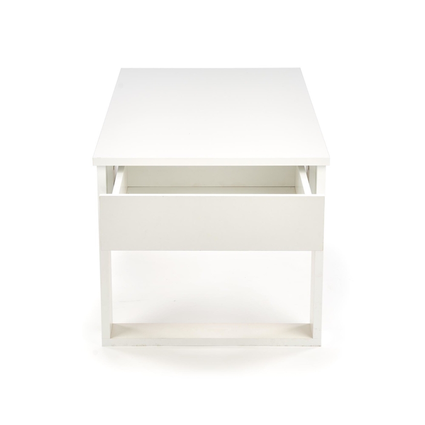 Mesa de apoio com gavetas NEA 52x110 cm branco