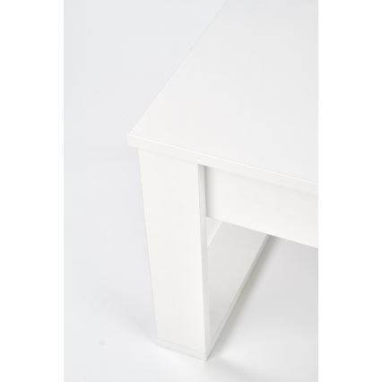 Mesa de apoio com gavetas NEA 52x110 cm branco