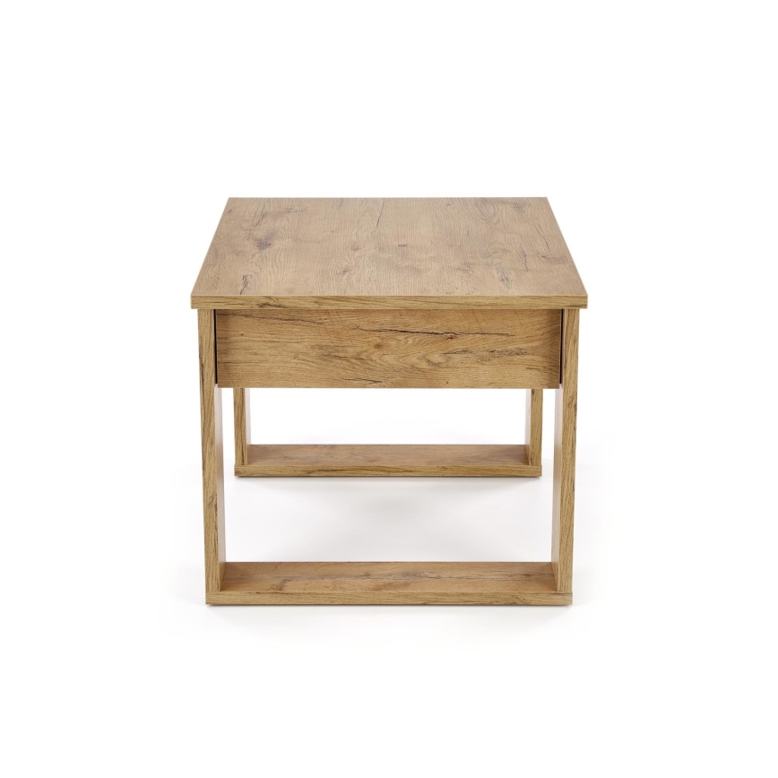 Mesa de apoio com gaveta NEA 52x60 cm carvalho wotan