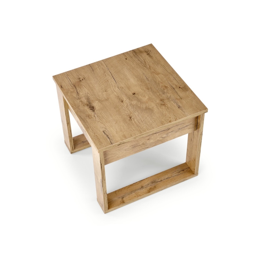 Mesa de apoio com gaveta NEA 52x60 cm carvalho wotan
