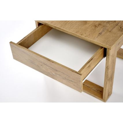 Mesa de apoio com gaveta NEA 52x60 cm carvalho wotan