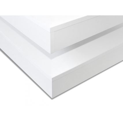 Mesa de centro NENANI 34x70 cm branco/carvalho wotan