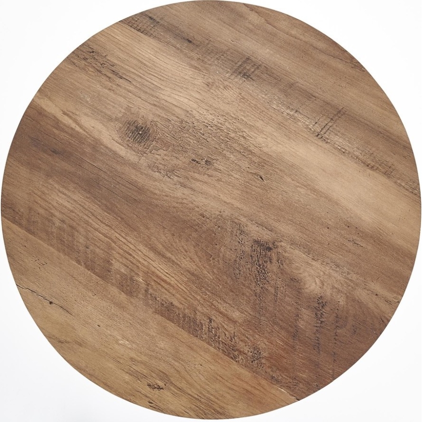 Mesa de centro NUBIRA 51x40 cm preto/nogueira