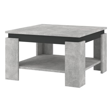 Mesa de centro OLAF betão cinzento/antracite