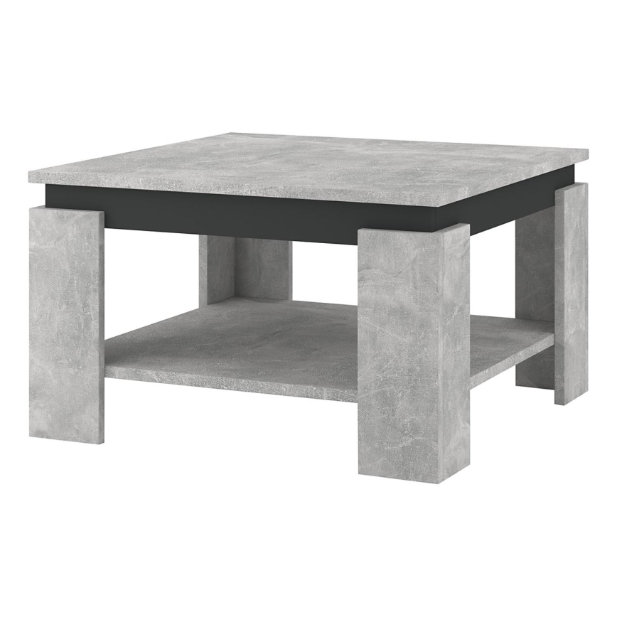 Mesa de centro OLAF betão cinzento/antracite