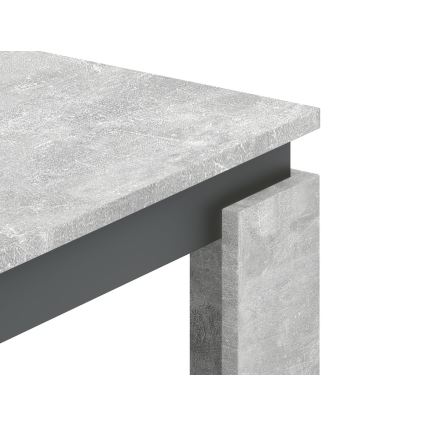 Mesa de centro OLAF betão cinzento/antracite