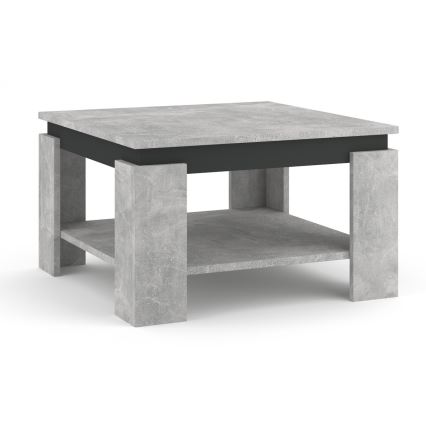 Mesa de centro OLAF betão cinzento/antracite