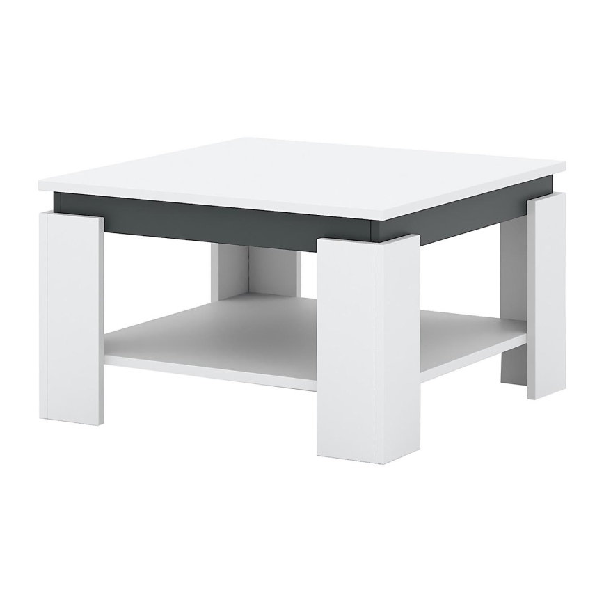 Mesa de centro OLAF branca/antracite