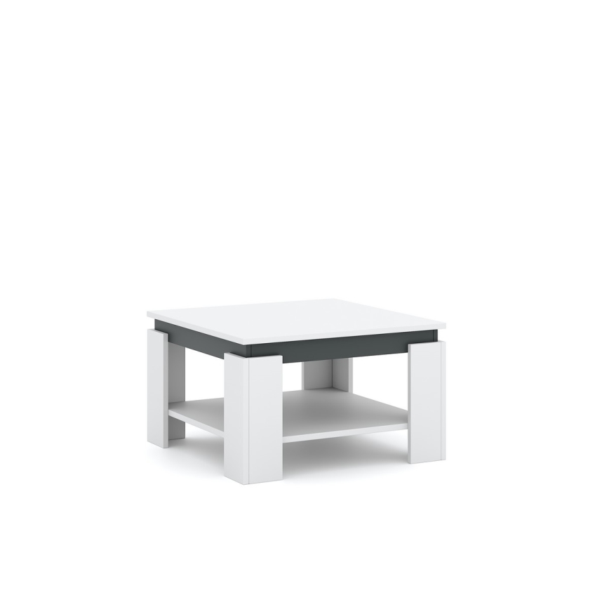 Mesa de centro OLAF branca/antracite