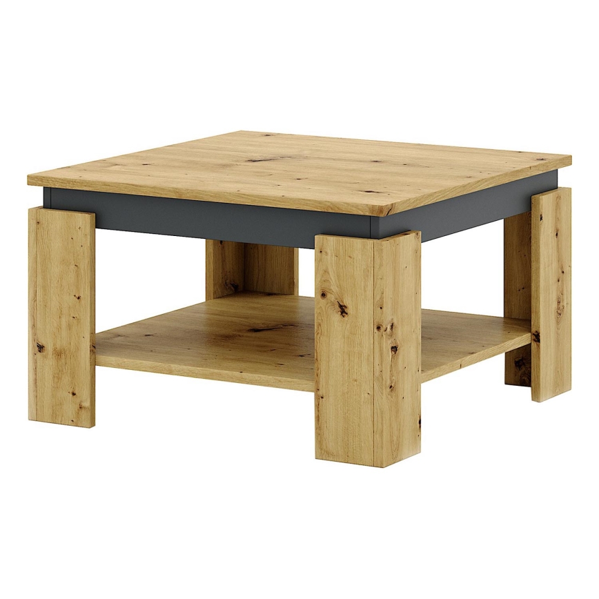 Mesa de centro OLAF carvalho artisan/antracite