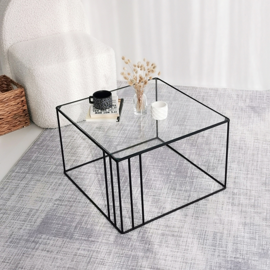 Mesa de centro OUTLINE 36x55 cm preto/claro