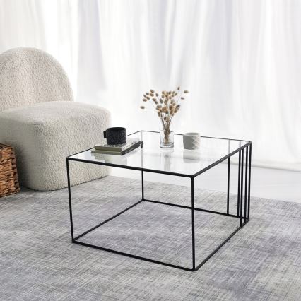 Mesa de centro OUTLINE 36x55 cm preto/claro