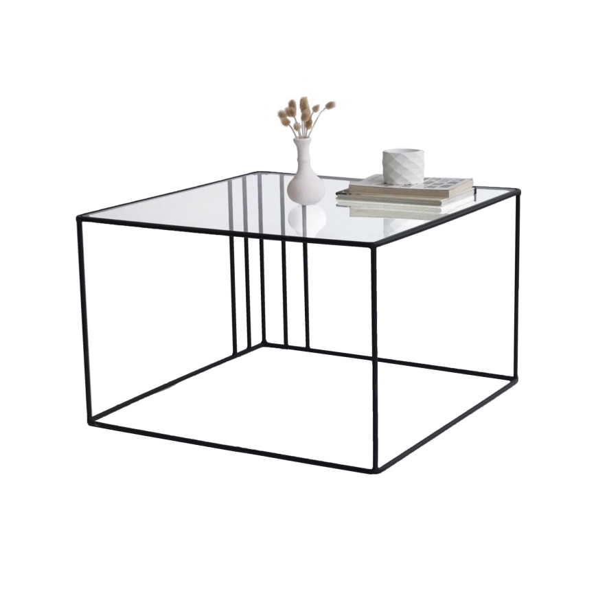 Mesa de centro OUTLINE 36x55 cm preto/claro