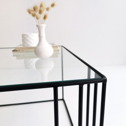 Mesa de centro OUTLINE 36x55 cm preto/claro