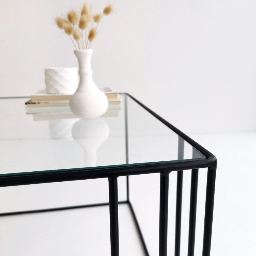 Mesa de centro OUTLINE 36x55 cm preto/claro