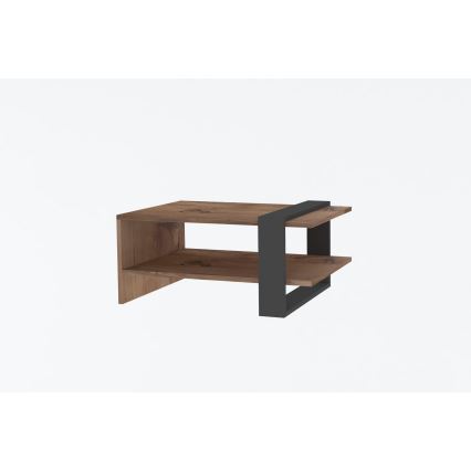 Mesa de centro OVA 35x80 cm castanho/antracite