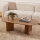 Mesa de centro OVAL 60x120 cm castanho