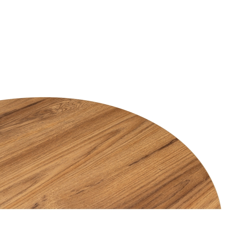 Mesa de centro OVAL 60x120 cm castanho