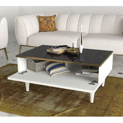Mesa de centro RAVENNA 60x90 cm branco