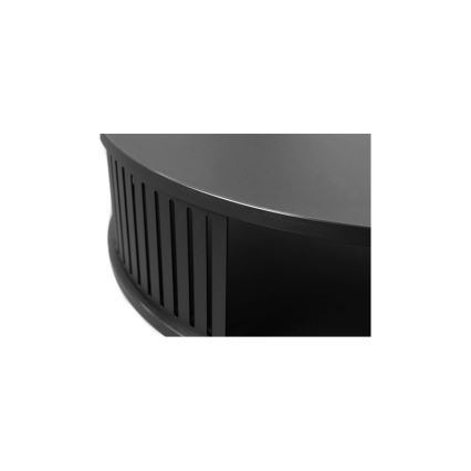 Mesa de centro ROENNI 44x75 cm preto/branco