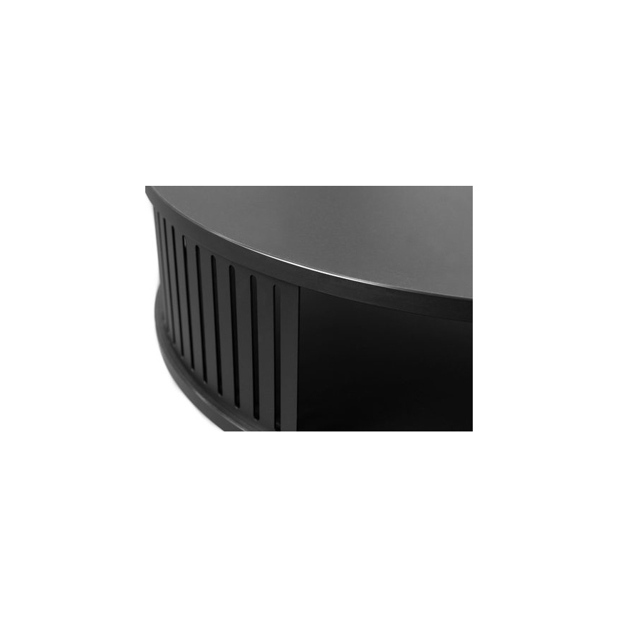 Mesa de centro ROENNI 44x75 cm preto/branco
