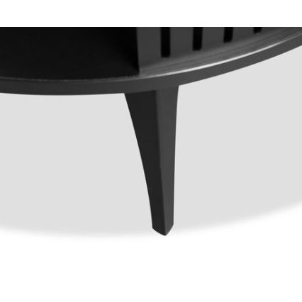 Mesa de centro ROENNI 44x75 cm preto/dourado carvalho