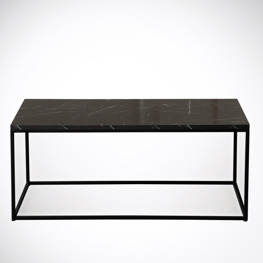 Mesa de centro ROYAL 43x95 cm preto