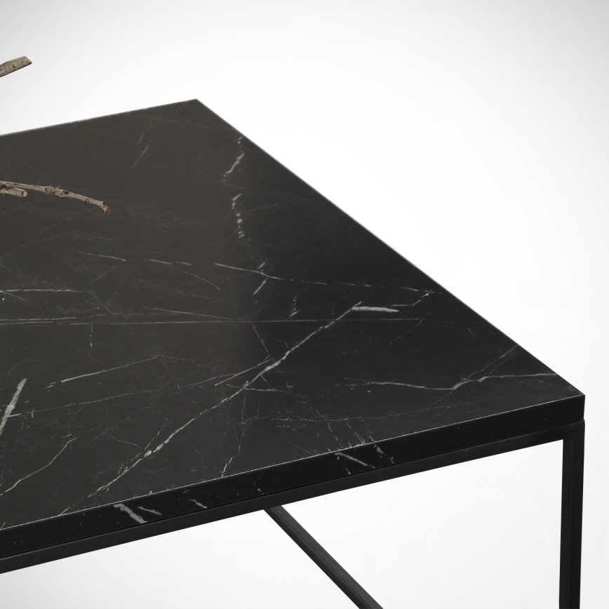 Mesa de centro ROYAL 43x95 cm preto