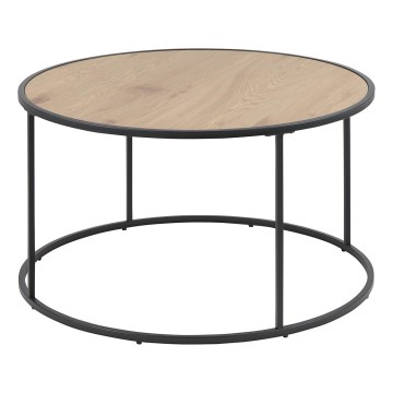 Mesa de centro SARON carvalho/preto