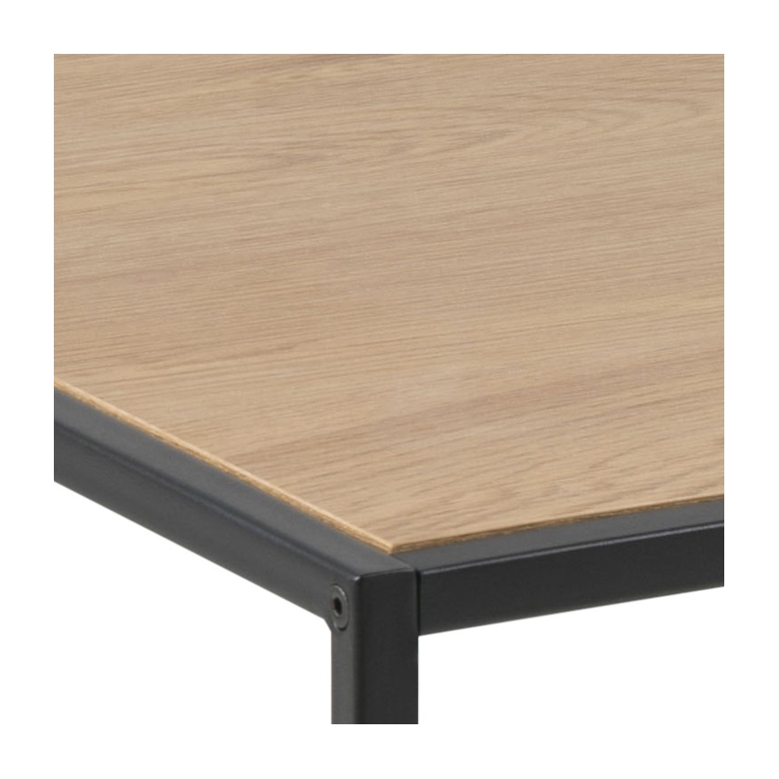 Mesa de centro SARON carvalho/preto