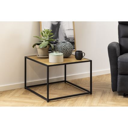 Mesa de centro SARON carvalho/preto