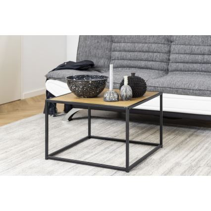 Mesa de centro SARON carvalho/preto