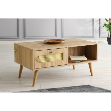 Mesa de centro SIDYMA 45x97 cm castanho