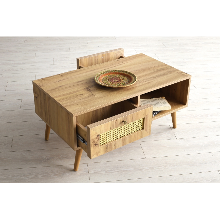 Mesa de centro SIDYMA 45x97 cm castanho