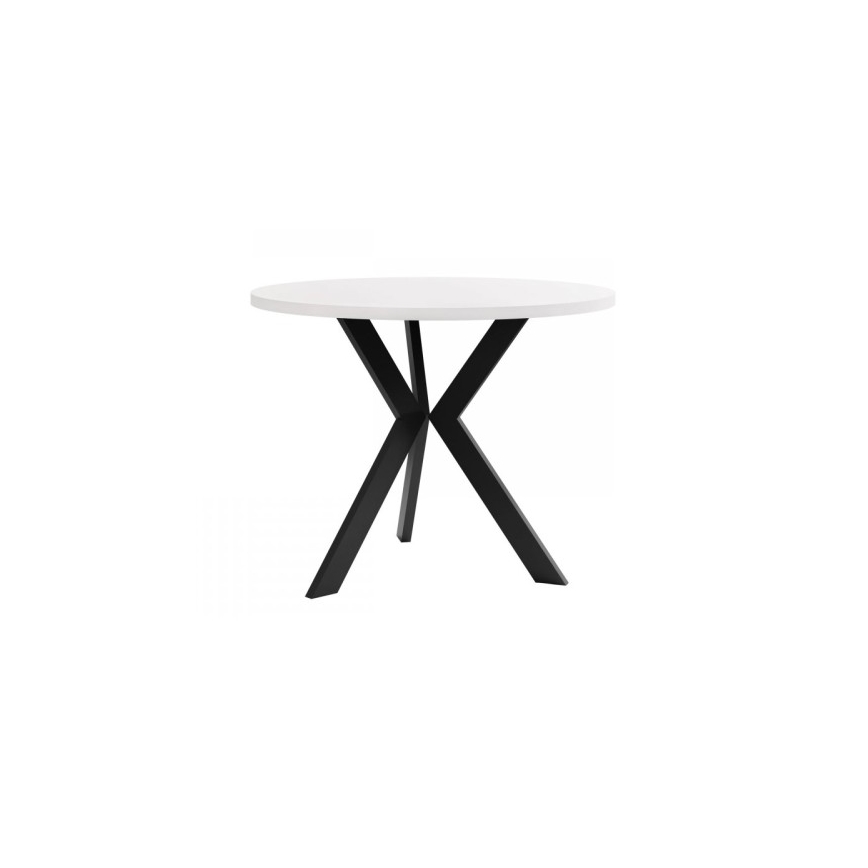 Mesa de centro STK 50x65 cm preto/branco
