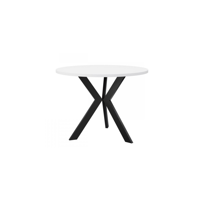 Mesa de centro STK 50x65 cm preto/branco