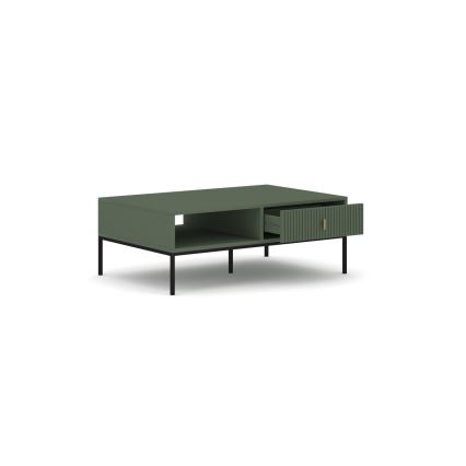 Mesa de centro SUE verde/preta
