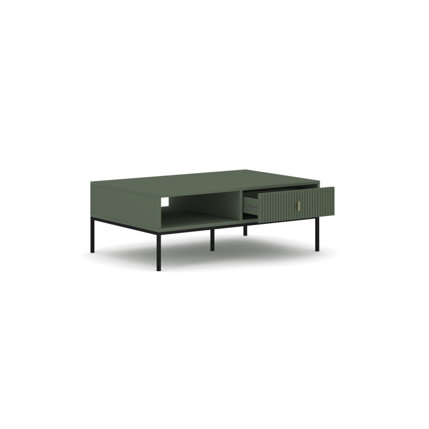 Mesa de centro SUE verde/preta