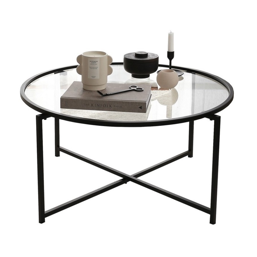 Mesa de centro SUN 40x83 cm preto