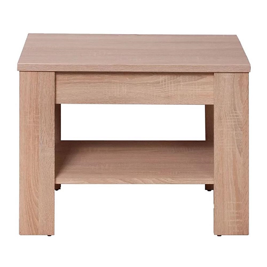 Mesa de centro THEMO 50x75 cm castanho