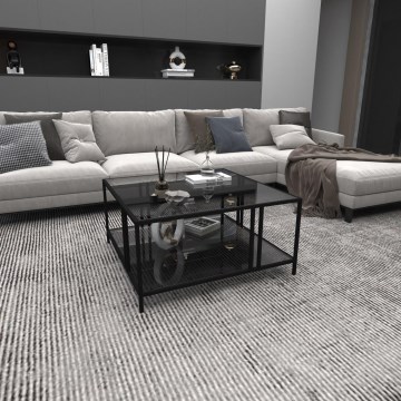 Mesa de centro URANUS 40x80 cm preto