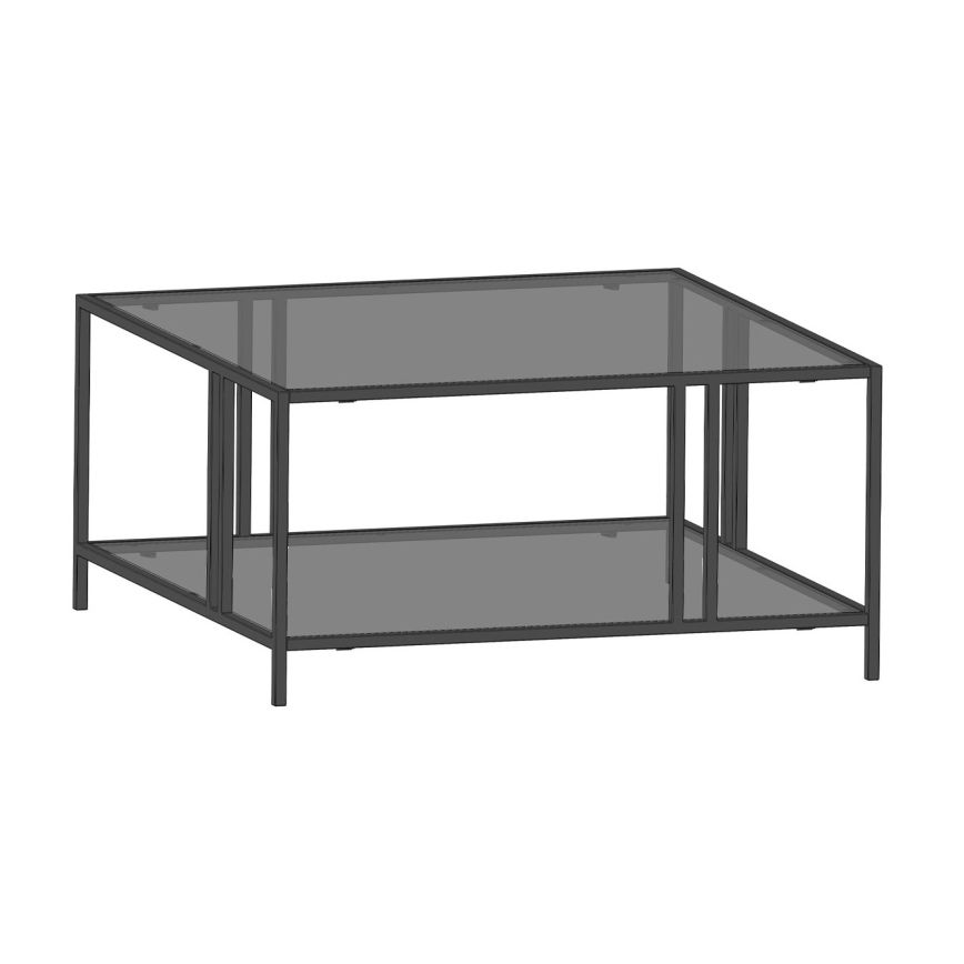 Mesa de centro URANUS 40x80 cm preto